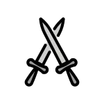 Crossed Swords SVG Icon